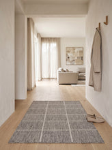 Madrid Square Mörklinne - Flatvävd matta - KM Home | Mattfabriken