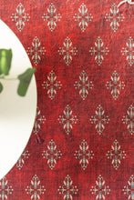 Tarfaya Lahori Röd - Tvättbar Gångmatta - KM Home | Mattfabriken