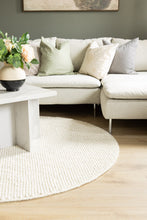Bubble Creme - Rund Ullmatta - KM Home | Mattfabriken