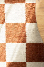 Nordic Check Terracotta - Handvävd Gångmatta - KM Home | Mattfabriken