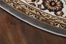 Dubai Medallion Grå - Oval Matta - K/M Carpets | Mattfabriken
