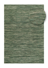 Skagen Green Melange - Käsinkudottu villamatto