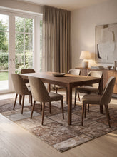 Amber Patch Taupe - Tvättbar Matta - KM Home | Mattfabriken