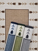 Tulpan Grön - Gummerad Gångmatta