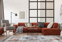 Tarfaya Medallion Multi - Tvättbar Rund Matta - K/M Carpets | Mattfabriken