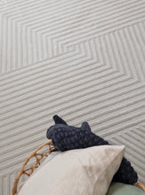 Ritz Lines Creme - Modern Matta - K/M Carpets | Mattfabriken