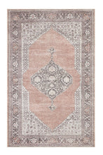 Saveh Mahi Brun - Tvättbar Bomullsmatta - K/M Carpets | Mattfabriken