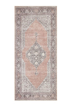 Saveh Mahi Brun - Tvättbar Bomullsmatta - K/M Carpets | Mattfabriken