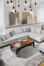 Saveh Esfehan Creme - Tvättbar Bomullsmatta - K/M Carpets | Mattfabriken