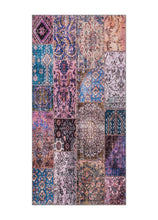 Shiraz Patch Purple - Chenillematta - K/M Carpets | Mattfabriken