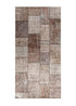 Amber Patch Taupe - Tvättbar Gångmatta - KM Home | Mattfabriken