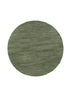 Birka Sammetsgrön - Rund Ullmatta - K/M Carpets | Mattfabriken