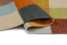 Electra Square Dark Multi - Handvävd Gångmatta - KM Home | Mattfabriken