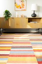 Electra Brick Dark Multi - Handvävd Ullmatta - KM Home | Mattfabriken