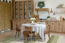 Båstad Grön - Handvävd Bomullsmatta - KM Home | Mattfabriken