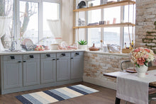 Båstad Blå - Handvävd Gångmatta - KM Home | Mattfabriken