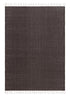 Line Choklad - Handvävd Bomullsmatta - KM Home | Mattfabriken