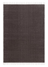 Line Choklad - Handvävd Bomullsmatta - KM Home | Mattfabriken
