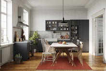 Line Terracotta - Handvävd Bomullsmatta - KM Home | Mattfabriken