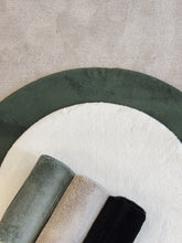 Soft Melerad Linne - Rund Matta - KM Home | Mattfabriken