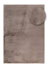 Heaven Taupe - Ryamatta med pälskänsla - KM Home | Mattfabriken