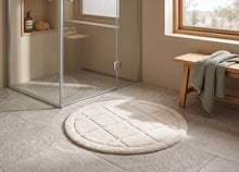 Square Creme Rund - Badrumsmatta - KM Home | Mattfabriken