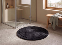 Square Svart Rund - Badrumsmatta - KM Home | Mattfabriken