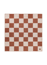 Chessie Terracotta Kvadrat - Handvävd Ullmatta - KM Home | Mattfabriken