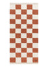 Nordic Check Terracotta - Handvävd Gångmatta - KM Home | Mattfabriken