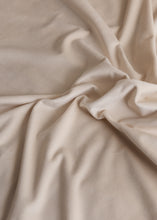 Elsa Creme 250 cm - Sammetsgardin 2-pack