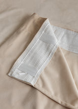 Elsa Creme 250 cm - Sammetsgardin 2-pack
