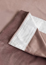 Elsa Gammelrosa 250 cm - Sammetsgardin 2-pack