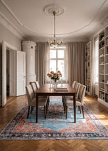 Casa Sultana Blå - Tvättbar bomullsmatta