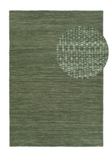 Birka Sammetsgrön - Handvävd Ullmatta