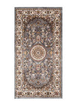 Dubai Medallion Grå - Oval Matta - K/M Carpets | Mattfabriken