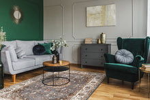 Dubai Medallion Grå - Gångmatta - K/M Carpets | Mattfabriken