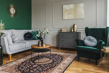 Dubai Medallion Blå - Gångmatta - K/M Carpets | Mattfabriken