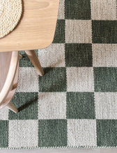 Chessie Smaragdgrön - Handvävd Ullmatta - KM Home | Mattfabriken