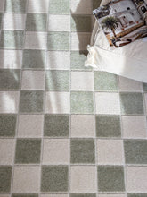 Hawaii Chess Grön Kvadrat - Indoor/Outdoor - KM Home | Mattfabriken