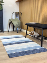 Båstad Blå - Handvävd Gångmatta - KM Home | Mattfabriken