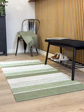 Båstad Grön - Handvävd Gångmatta - KM Home | Mattfabriken