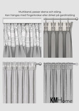 Lisa Creme 250 cm - Skir gardin 2-pack - KM Home | Mattfabriken