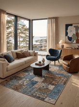 Tarfaya Patch Multi - Tvättbar Matta - KM Home | Mattfabriken