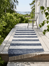 Vindö Denimblå - Handvävd Gångmatta - KM Home | Mattfabriken