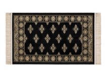 Teheran Lahori Svart - Tvättbar matta - Viskoslook - K/M Carpets | Mattfabriken