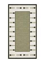 Tulpan Grön - Gummerad Matta - K/M Carpets | Mattfabriken