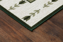 Tulpan Grön - Gummerad Matta - K/M Carpets | Mattfabriken