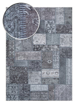 Patchwork Steel - Patchworkmatta - K/M Carpets | Mattfabriken