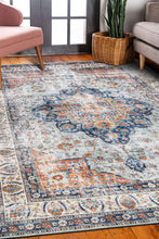 Tarfaya Medallion Multi - Tvättbar matta - K/M Carpets | Mattfabriken