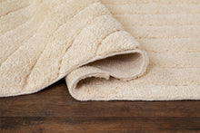 Marocko Lines Creme - Bomullsmatta - K/M Carpets | Mattfabriken